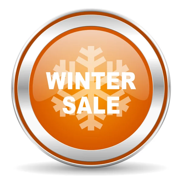 Winter sale icon — Stock Photo, Image