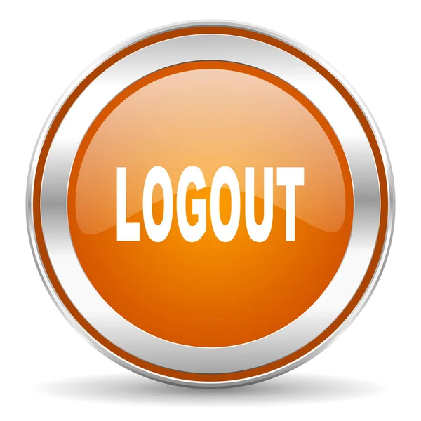 Logout pictogram — Stockfoto