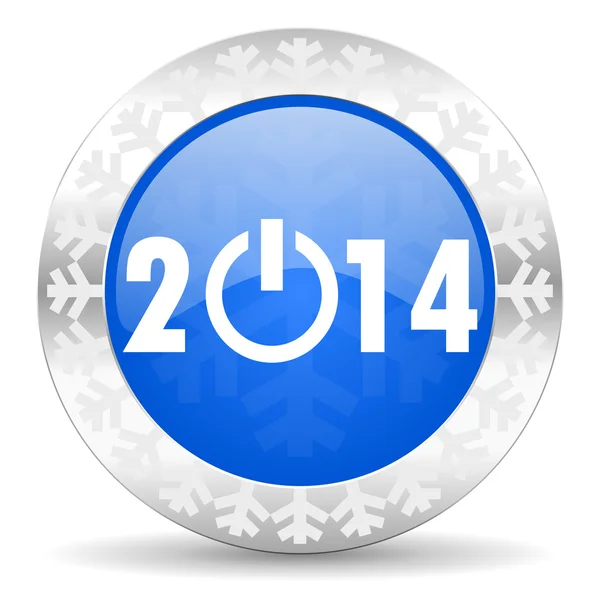 Año nuevo 2014 icono de Navidad — Foto de Stock