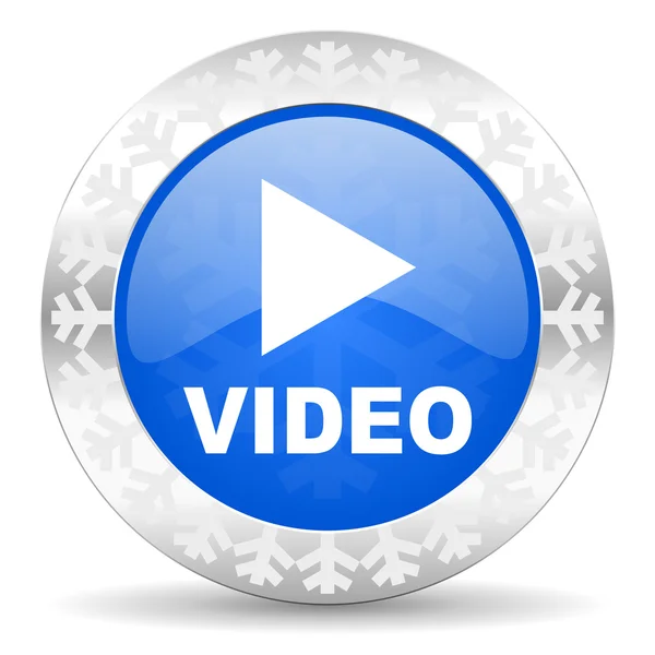 Video vánoční ikony — Stock fotografie