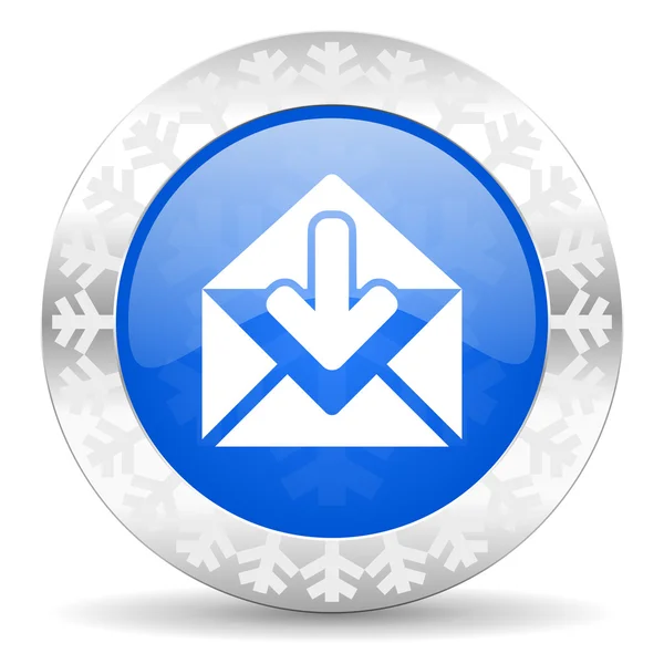 Mail christmas icon — Stock Photo, Image