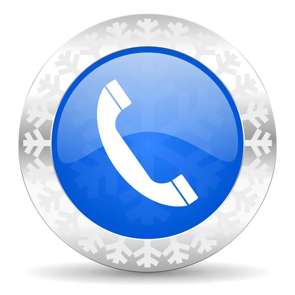 Phone christmas icon — Stock Photo, Image