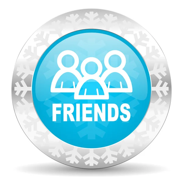Vrienden pictogram — Stockfoto