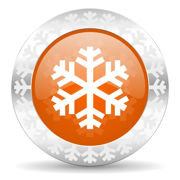 Snow icon — Stock Photo, Image