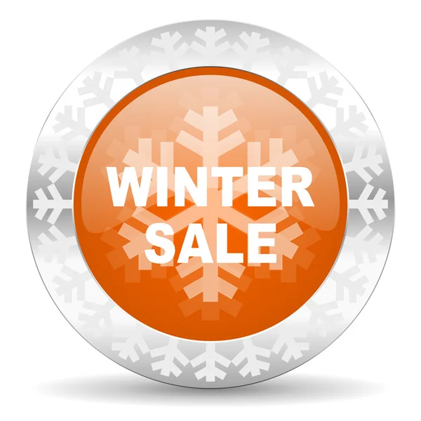 Winter sale icon — Stock Photo, Image