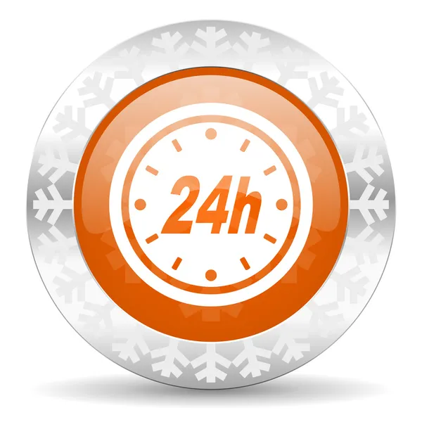 24 시간 아이콘 — 스톡 사진