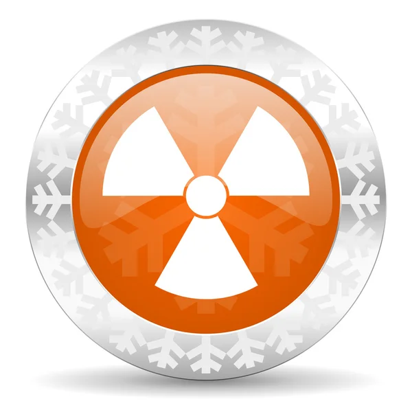 Icono de radiación — Foto de Stock