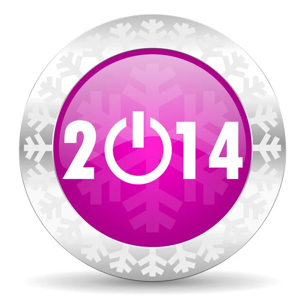 Neues jahr 2014 christmas icon — Stockfoto