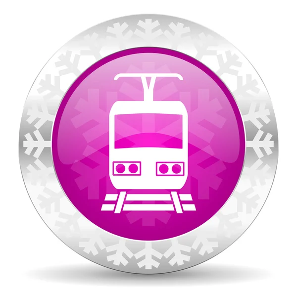 Tren icono de Navidad — Foto de Stock