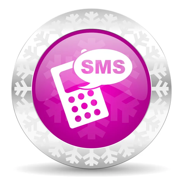 Kerstmis pictogram SMS — Stockfoto