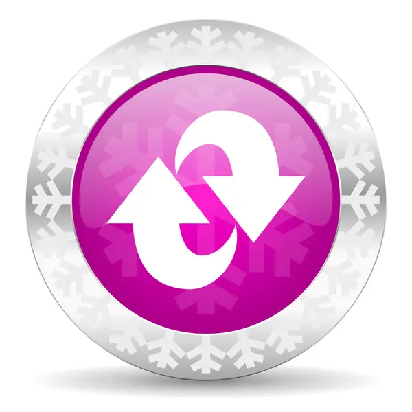 Rotation christmas icon — Stock Photo, Image
