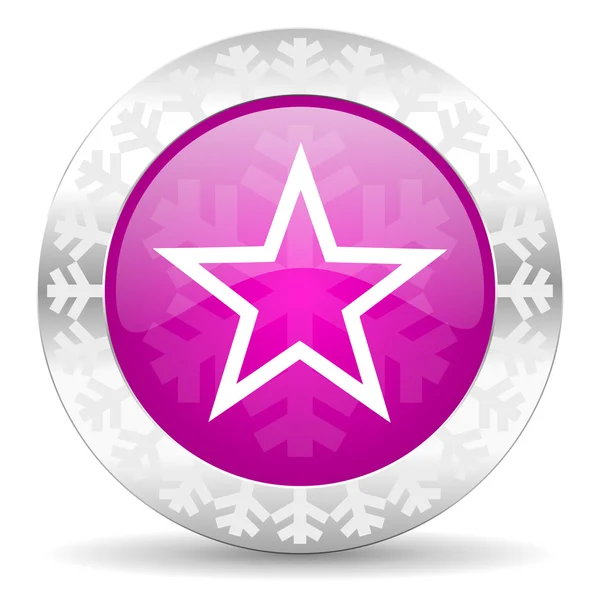 Star christmas icon — Stock Photo, Image