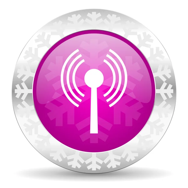 Wifi icono de Navidad —  Fotos de Stock