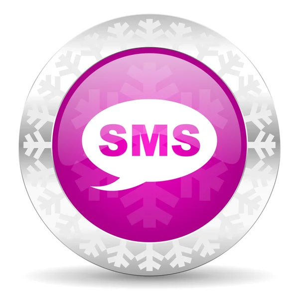 Kerstmis pictogram SMS — Stockfoto