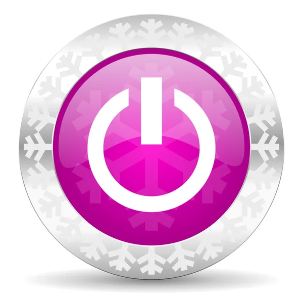 Power christmas icon — Stock Photo, Image