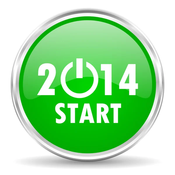 Año nuevo 2014 icono —  Fotos de Stock