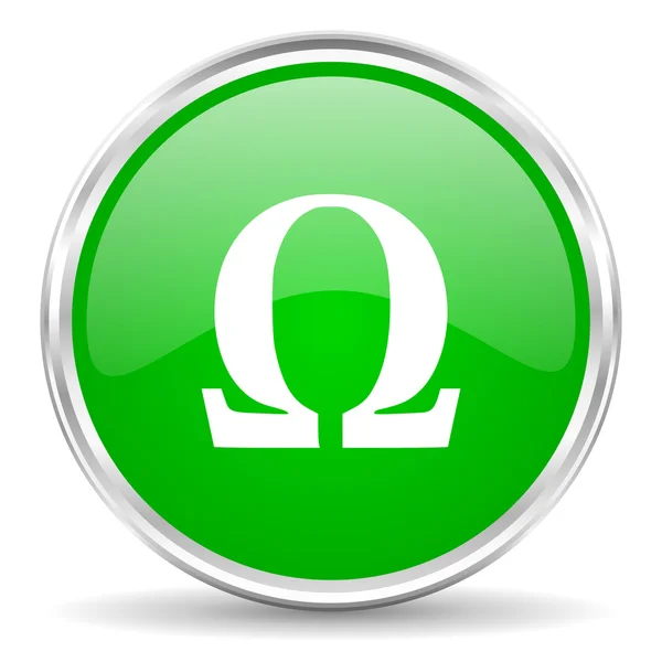 Omega icon — Stock Photo, Image