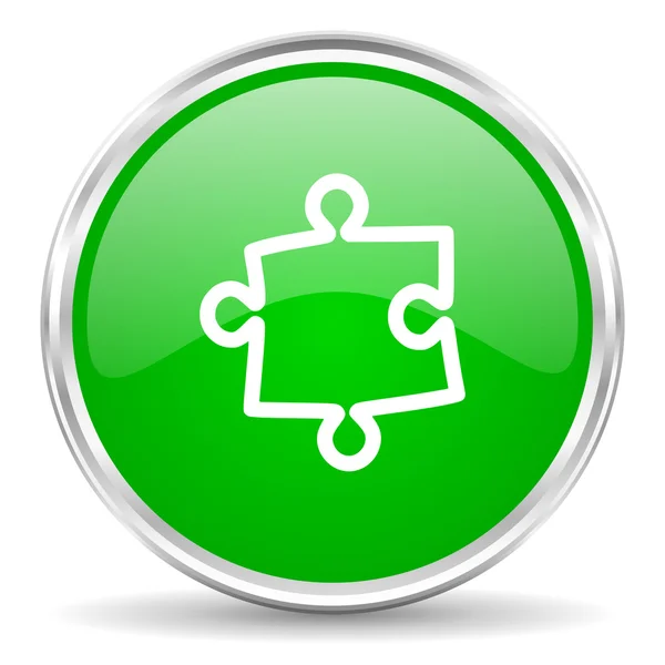 Puzzle icon — Stock Photo, Image