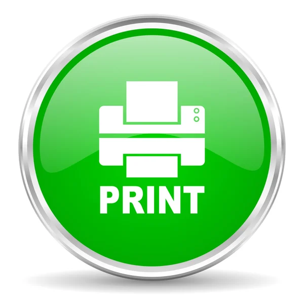Икона принтера — стоковое фото