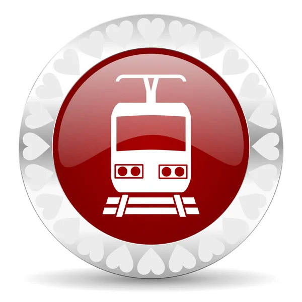 Tren día de San Valentín icono — Foto de Stock