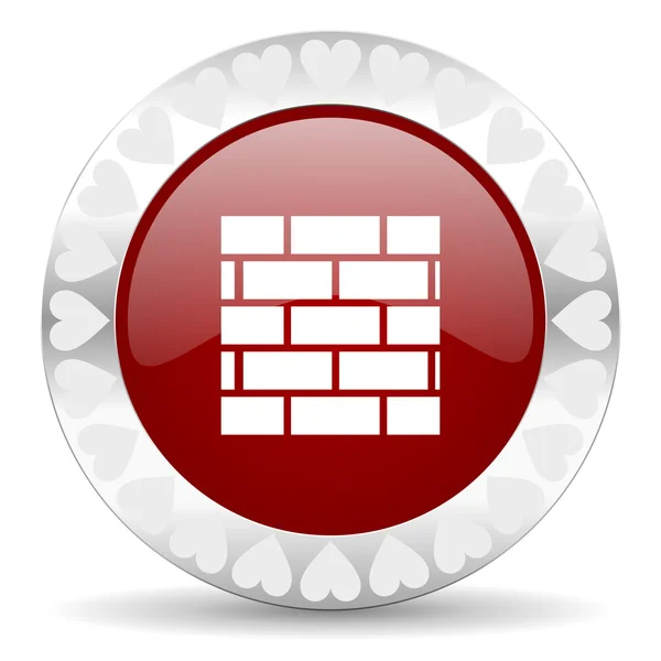 Firewall valentines day icon — Stock Photo, Image
