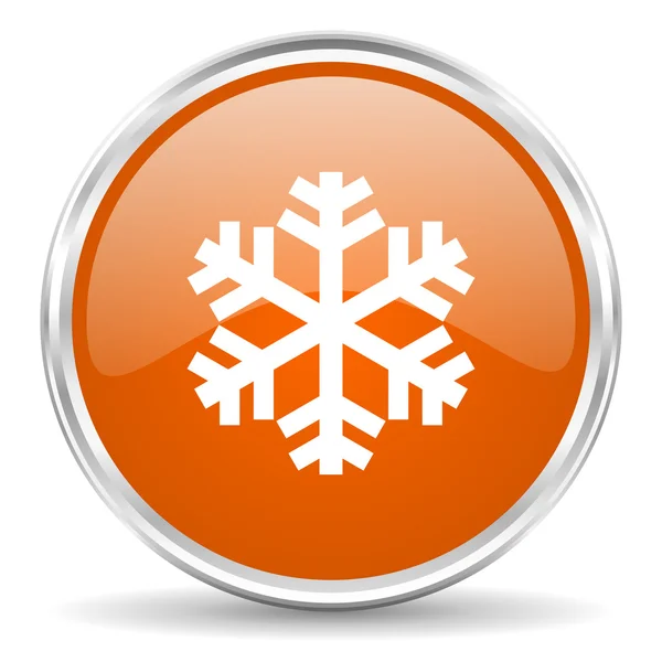 Snow icon — Stock Photo, Image