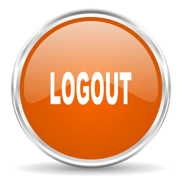 Logout icon — Stock Photo, Image