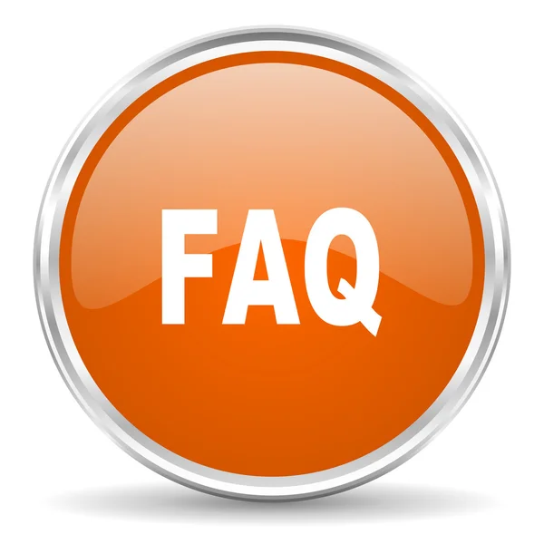 Faq icon — Stock Photo, Image