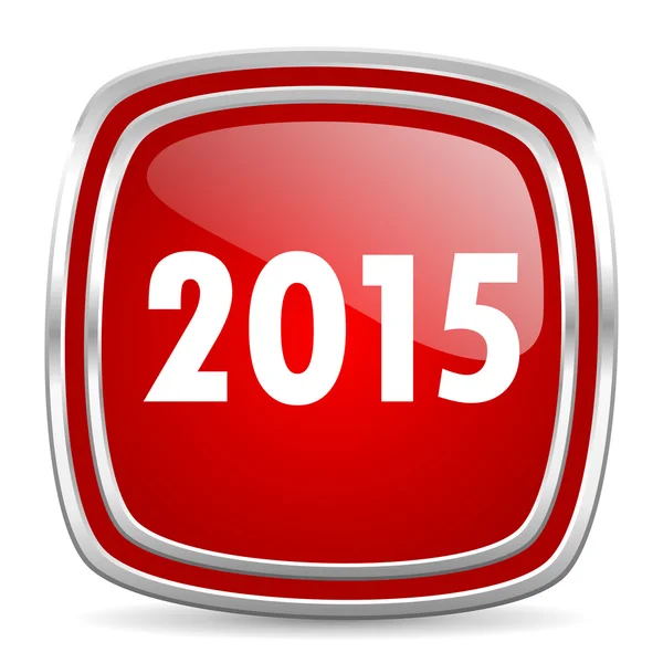 Nieuwjaar 2015 pictogram — Stockfoto