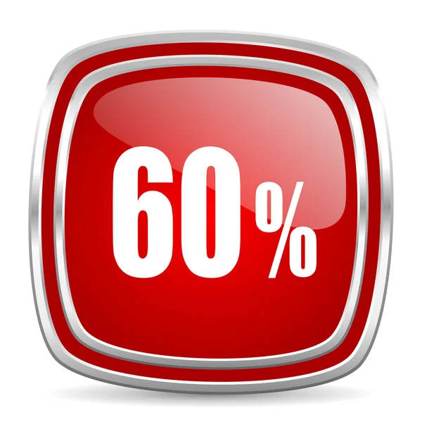 60 procent pictogram — Stockfoto