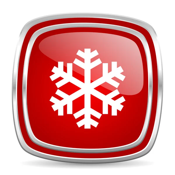 Snow icon — Stock Photo, Image