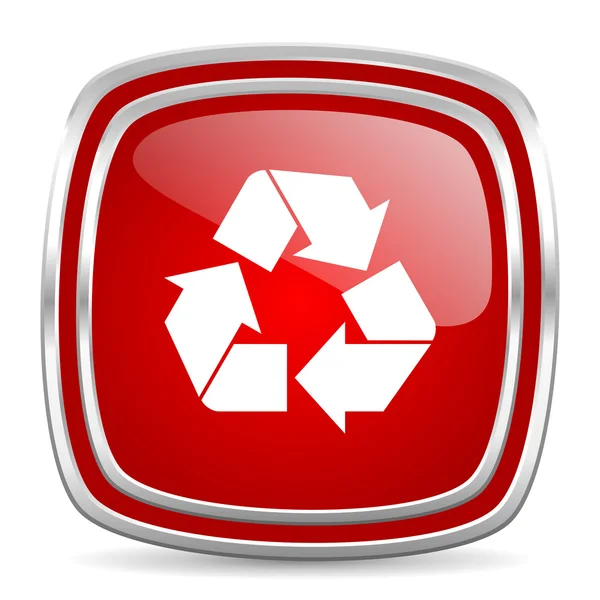 Ikona recyklingu — Zdjęcie stockowe