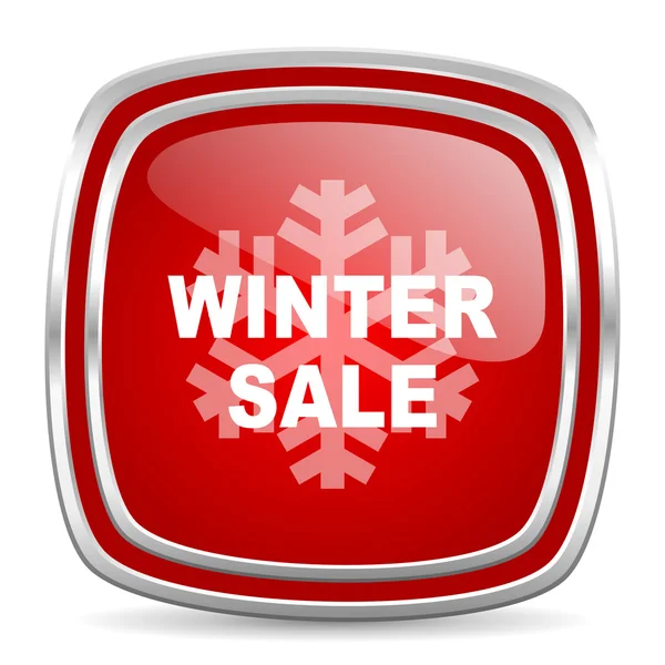 Winter sale icon — Stock Photo, Image