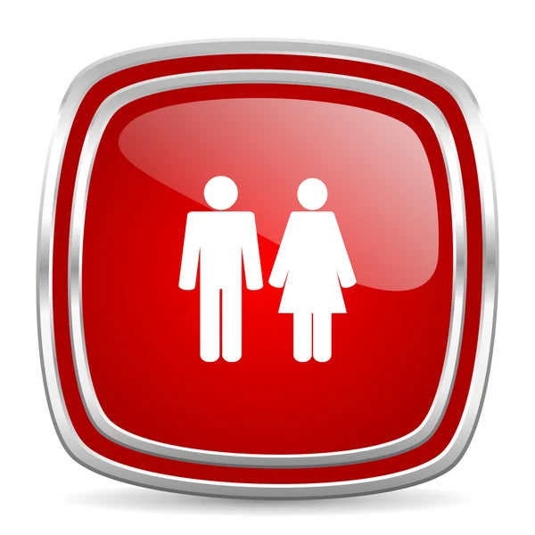 Couple icon — Stock Photo, Image