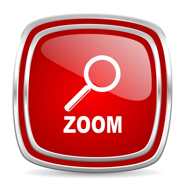 Ícone de zoom — Fotografia de Stock