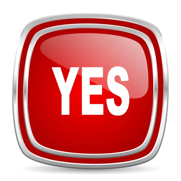 Yes icon — Stock Photo, Image