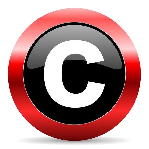 Icono de copyright — Foto de Stock