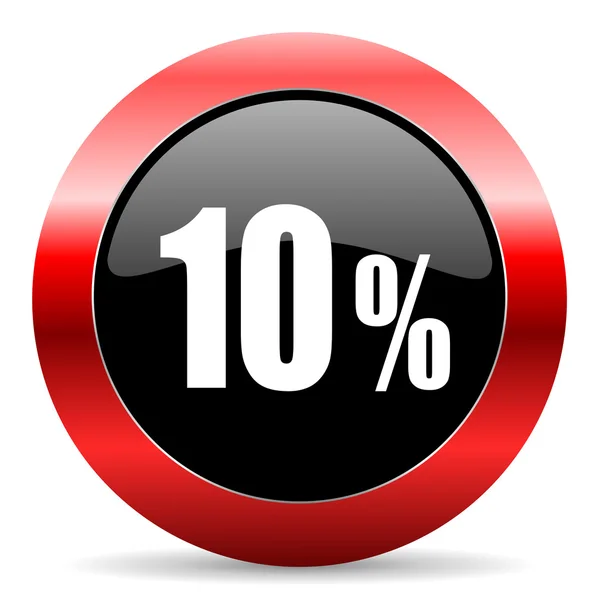 10% 아이콘 — 스톡 사진