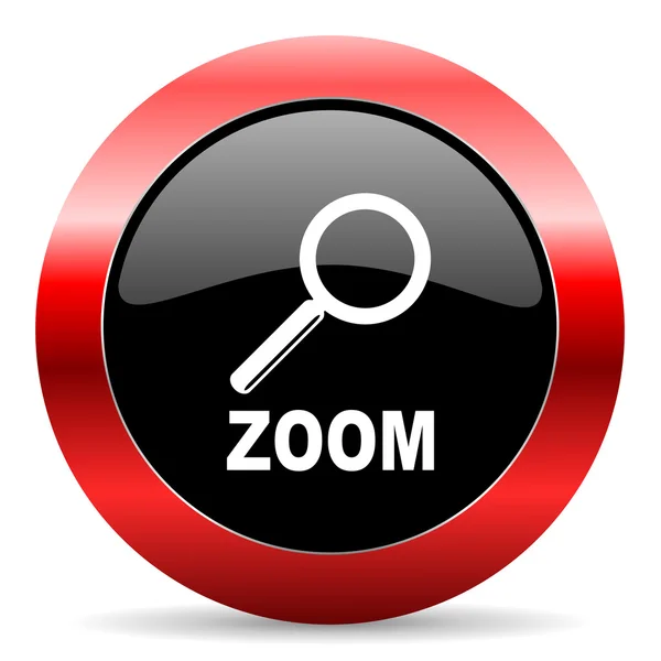 Ícone de zoom — Fotografia de Stock