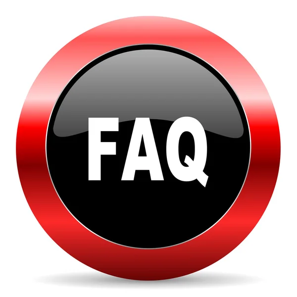 Icona faq — Foto Stock