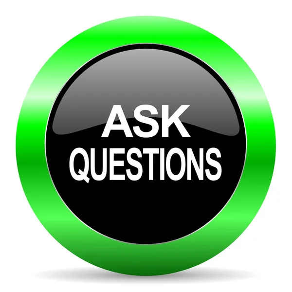 Ask questions icon — Stock Photo, Image