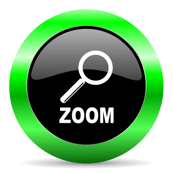 Ícone de zoom — Fotografia de Stock