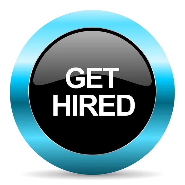 Get hired icon — Stock Photo, Image