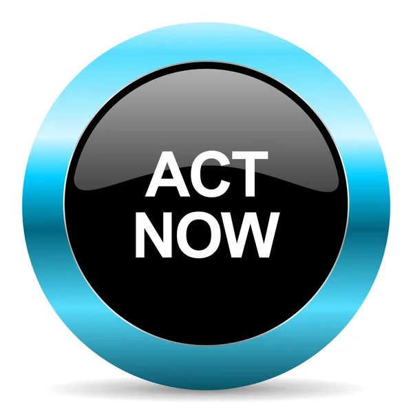 Act now icon — Stock Photo, Image