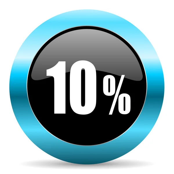 10 percent icon — Stock Photo, Image