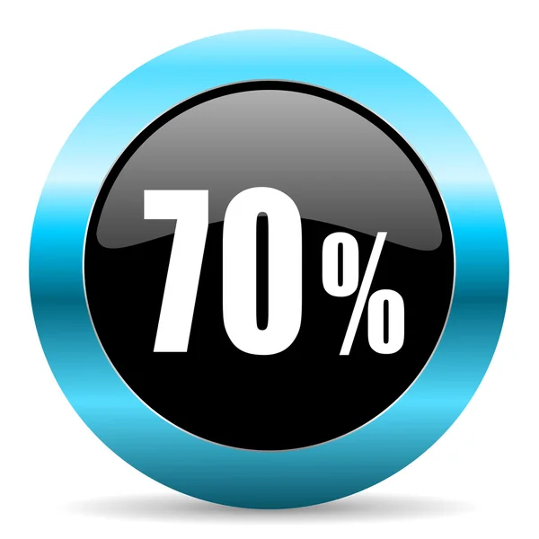70 procent ikona — Zdjęcie stockowe