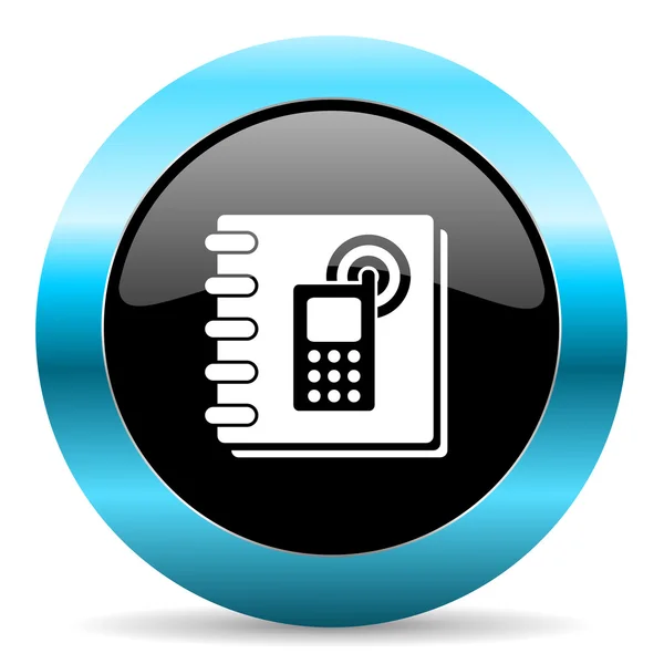 Phonebook icon — Stock Photo, Image