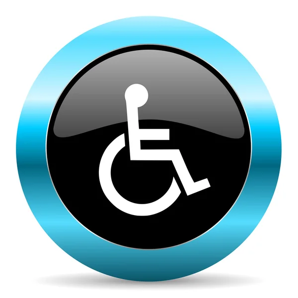 Icono de silla de ruedas — Foto de Stock
