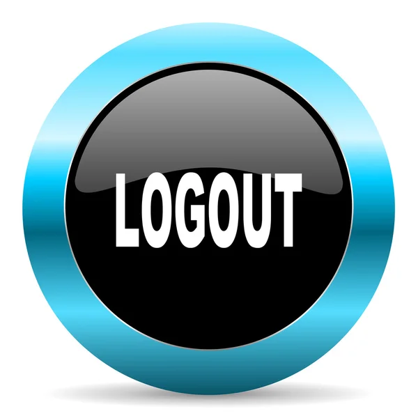 Значок logout — стоковое фото