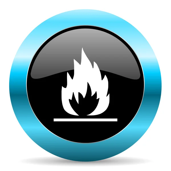 Flame icon — Stock Photo, Image